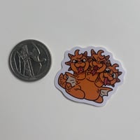 Image 2 of Lil’ Golden Demise (Teeny Sticker)