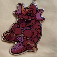 Image 1 of Red Guardian Scruff Keychain