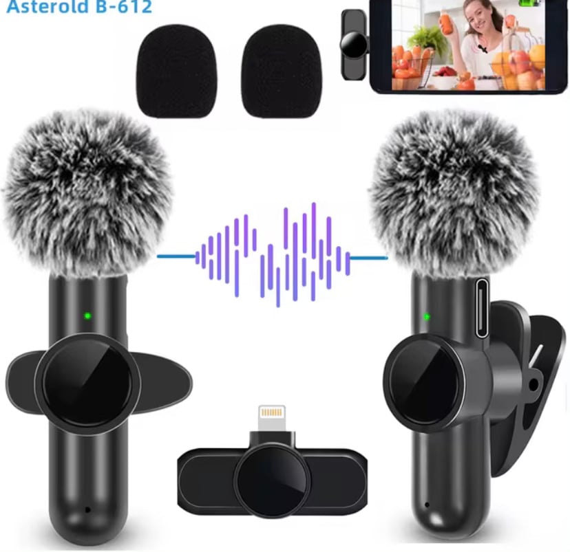 Image of 2.4G Wireless Lavalier Microphone Noise Cancelling 