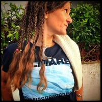 Image 4 of T-Shirt Donna G - AL MARE, guarisco da ogni male (EBZ029)