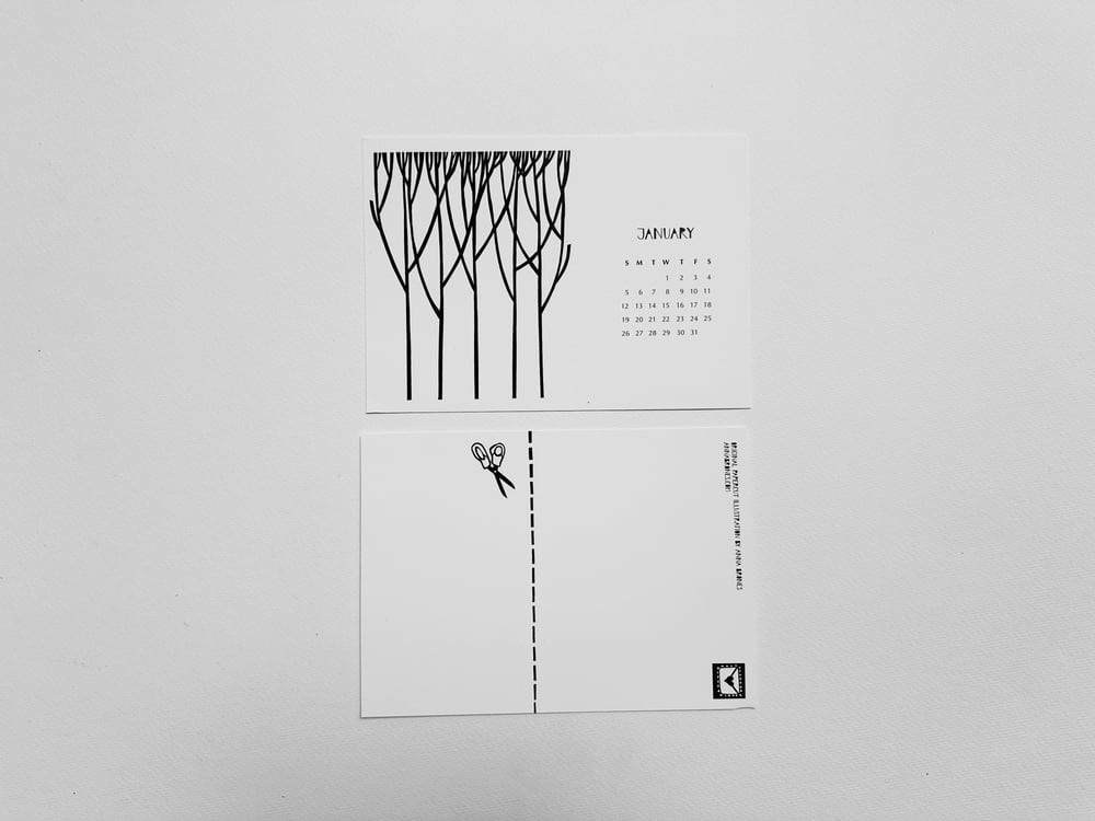 Image of 2025 Postcard Calendar 