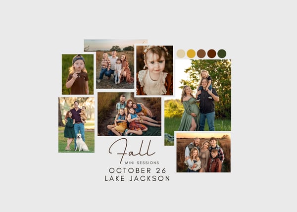 Image of Fall Mini Sessions 2024 - Lake Jackson - October 26