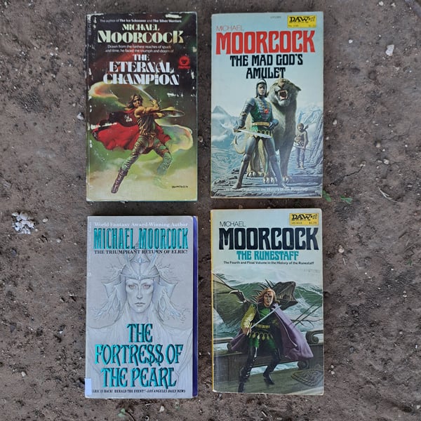 Image of Michael Moorcock Paperbacks