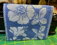 Image 2 of Vintage Blue Tablecloth Little Wallet I