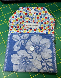 Image 3 of Vintage Blue Tablecloth Little Wallet I