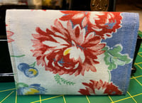 Image 2 of Vintage Floral Tablecloth Little Wallet III