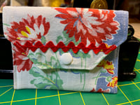 Image 1 of Vintage Floral Tablecloth Little Wallet IV