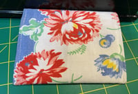 Image 3 of Vintage Floral Tablecloth Little Wallet IV