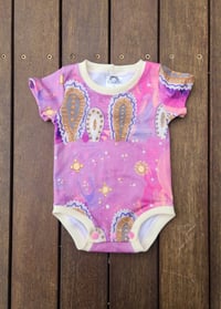 Image 1 of Come sleep under the stars with me short sleeved bodysuit