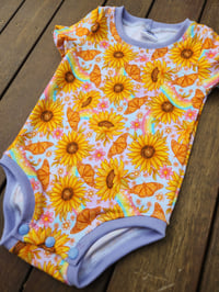 Image 2 of Sunflower Rainbow Bodysuit