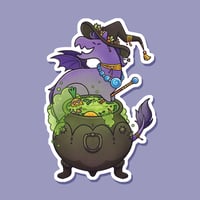 Image 2 of Witch Dragon Sticker