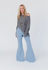 Image 3 of Signature Flares Light Denim