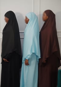Image 4 of Solid Color Khimar Set 