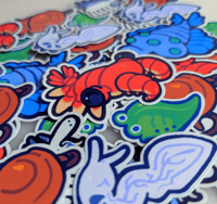 Image 1 of Cambrian Creatures Sticker Pack