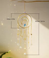 Image 2 of Crystal Moon Suncatcher 