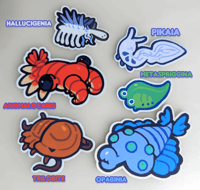 Image 2 of Cambrian Creatures Sticker Pack