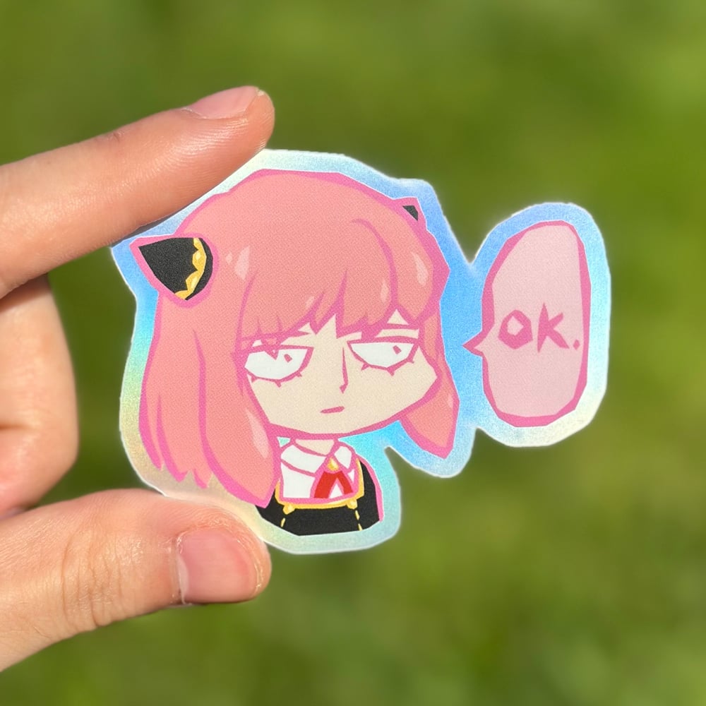 Image of Anya OK Sticker