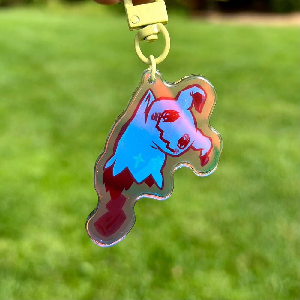 Image of Mimikyu Double Sided Holographic Charm