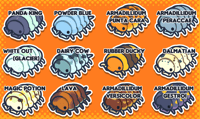 Image 4 of Isopod Collection Stickers