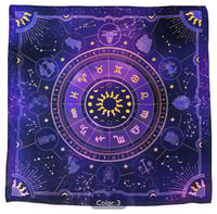 Image 3 of Zodiac Wheel Altar Cloth 