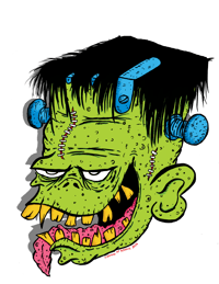 Frankenfink Sticker 