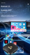 Android 13 AI Box Wired to Wireless Carplay Android Auto Adapter