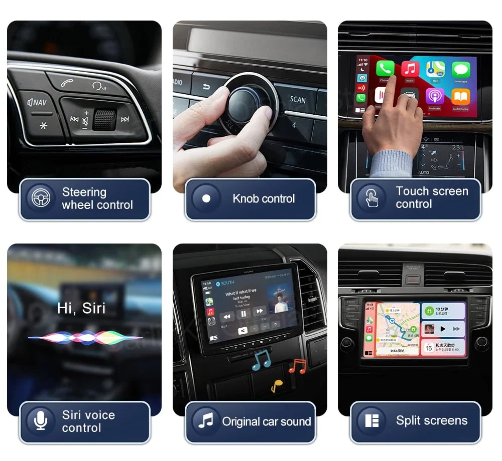 Android 13 AI Box Wired to Wireless Carplay Android Auto Adapter