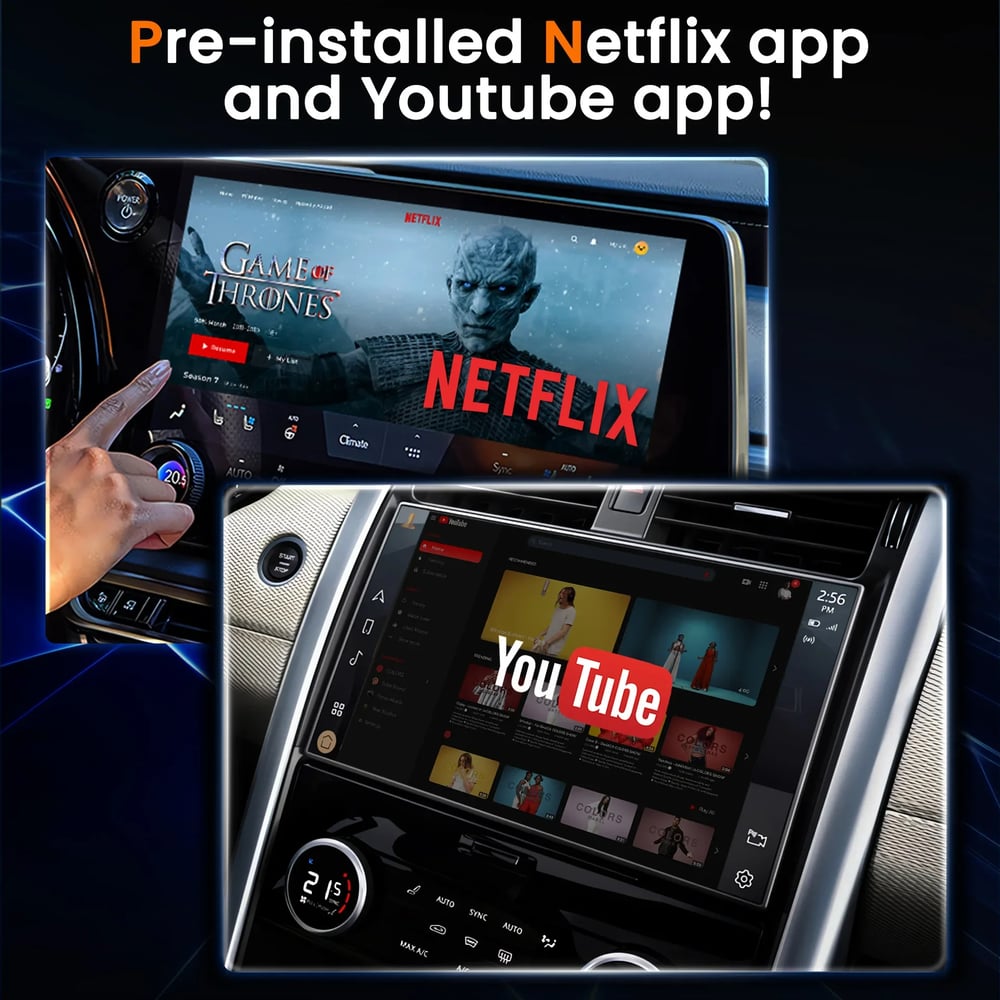Android 13 AI Box Wired to Wireless Carplay Android Auto Adapter