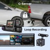 3 Camera Lens Car DVR 3-Channel Dash Cam with Dual Lens HD 1080P