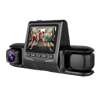 3 Camera Lens Car DVR 3-Channel Dash Cam with Dual Lens HD 1080P