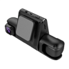 3 Camera Lens Car DVR 3-Channel Dash Cam with Dual Lens HD 1080P