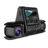 3 Camera Lens Car DVR 3-Channel Dash Cam with Dual Lens HD 1080P
