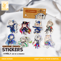 Image 1 of Stickers Pack / Genshin Impact 