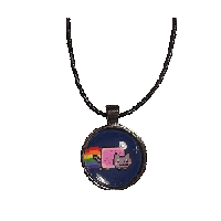 Image 1 of nyan cat necklace