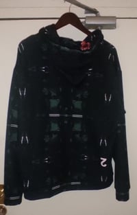 Image 2 of reloaded redosing all over zip hoodie (made with recycled materials)