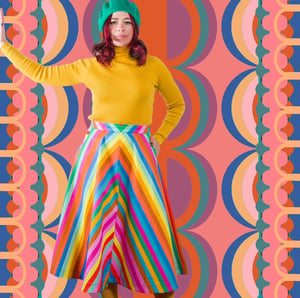 Image of Gloria 'Rainbow' Skirt