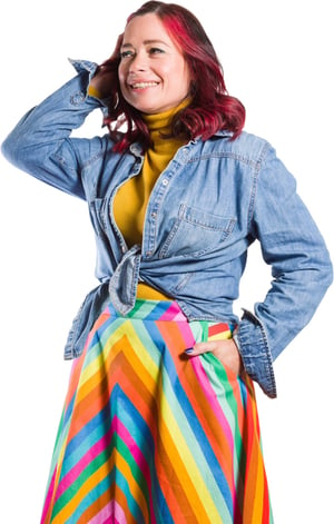 Image of Gloria 'Rainbow' Skirt