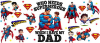 Image 4 of Choice of 4 Super Hero Uv Dtf Double Sided Wraps Deadpool Wolverine Super Heroes