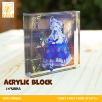 Image 2 of Lady Furina - Acrylic Block / Genshin Impact