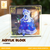 Image 1 of Lady Furina - Acrylic Block / Genshin Impact