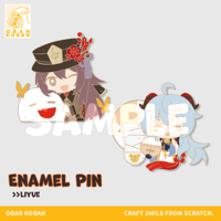 Image 3 of Hard Enamel Pin / Genshin Impact