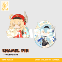 Image 4 of Hard Enamel Pin / Genshin Impact