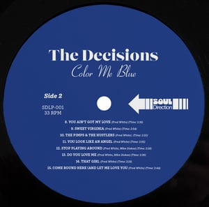 Image of The Decisions – Color Me Blue – LP Vinyl (Black) – Pre-Order – In Stock 27th Oct