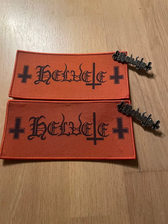 Image of Helvete patch-pins