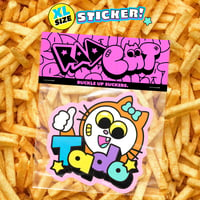 XL 'Rad Cat Logo' Sticker