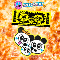 XL 'Panda Slaps'  Sticker