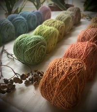 Image 2 of alpaca, silk and cashmere lace weight, mini skeins 10g/80m