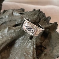 Image 1 of Mankind Sterling silver Bahá'í Ringstone signet ring