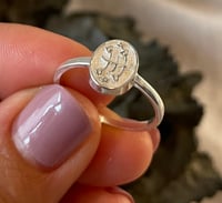 Image 2 of Arise Ringstone symbol signet Sterling Silver Bahá'í ring