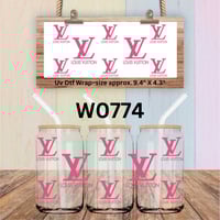 Image 8 of Choice of 10 Inspired Double Sided Uv Dtf Wraps Luxury Brand